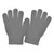 Girl's Solid Stretch Gloves. One Size Stretch Fits Most.  Grey Girl's Solid Stretch Gloves. One Size Stretch Fits Most.  Grey