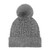 Women's Cable Chenille Beanie with plush lining and faux fur pom. One Size Fits Most. Grey Women's Cable Chenille Beanie with plush lining and faux fur pom. One Size Fits Most. Grey