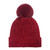 Women's Cable Chenille Beanie with plush lining and faux fur pom. One Size Fits Most.  Wine Women's Cable Chenille Beanie with plush lining and faux fur pom. One Size Fits Most.  Wine