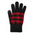 Women's Plaid Stretch Glove with touchscreen finger & thumb. One Size Stretch. Black / Red. Women's Plaid Stretch Glove with touchscreen finger & thumb. One Size Stretch. Black / Red.