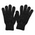 Chenille Stretch Glove.  One Size Stretch. Black Chenille Stretch Glove.  One Size Stretch. Black