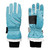 Girl's Ski Glove, 3M Thinsulate™ insulation, waterproof, grip palm patch, knit cuff, Blue Girl's Ski Glove, 3M Thinsulate™ insulation, waterproof, grip palm patch, knit cuff, Blue