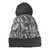 Women's Quilted Puffer Cuff Hat with sherpa fleece lining and oversized pom. One Size Fits Most. Grey Women's Quilted Puffer Cuff Hat with sherpa fleece lining and oversized pom. One Size Fits Most. Grey