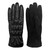 Women's Quilted puffer glove with faux suede palm and touchscreen finger & thumb. Sizes M & L. Black Women's Quilted puffer glove with faux suede palm and touchscreen finger & thumb. Sizes M & L. Black