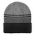 Men's Ribbed Beanie with faux fur plush lining, One Size Fits Most. Charcoal / Black Men's Ribbed Beanie with faux fur plush lining, One Size Fits Most. Charcoal / Black