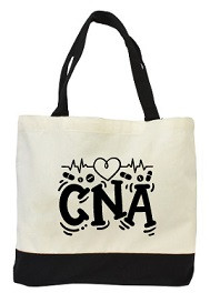ND "CNA EKG Heart" Tote - 92229