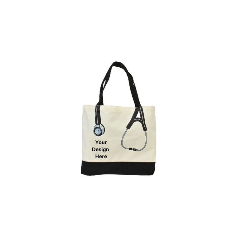 Canvas Stethoscope Tote Bag