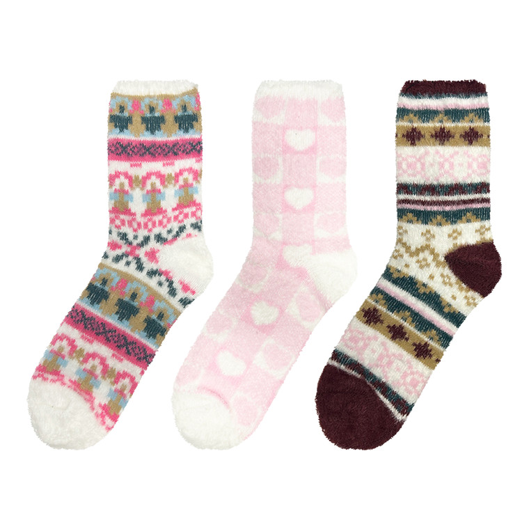 Women's cozy and comfy slipper socks.