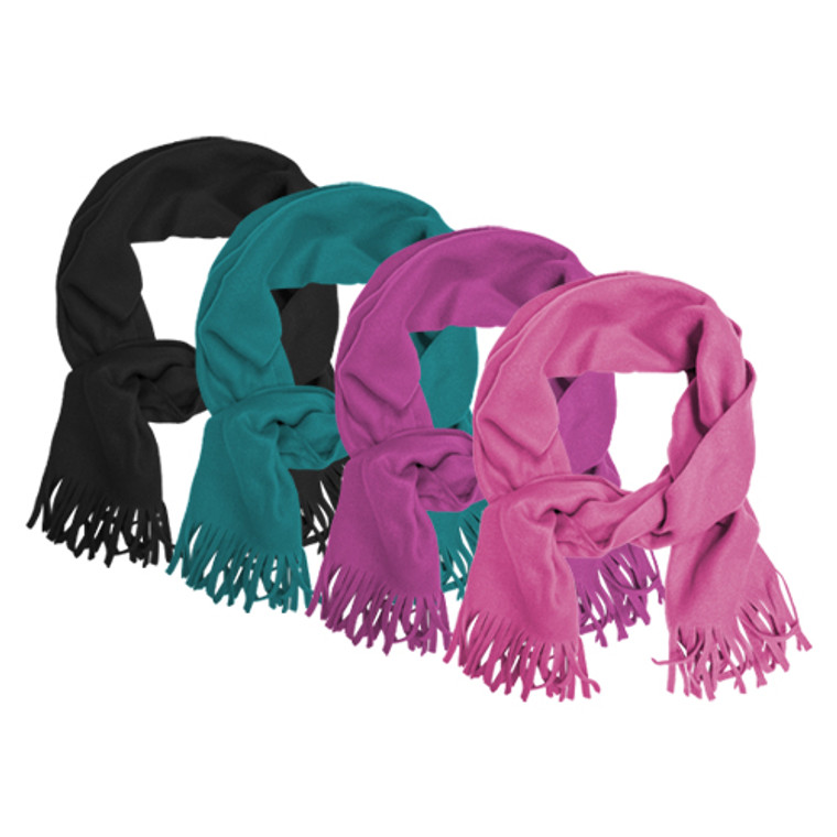 Girls microfleece scarf, on hanger, assorted colors, Girls microfleece scarf, on hanger, assorted colors,