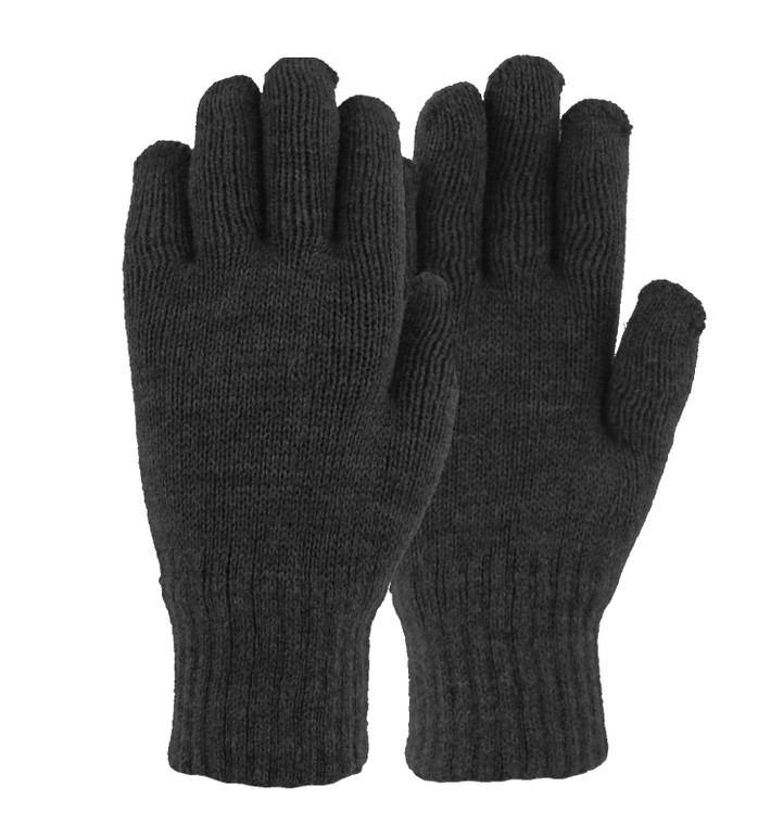 Men's Knit Glove, One Size Fits Most. Black only. Men's Knit Glove, One Size Fits Most. Black only.
