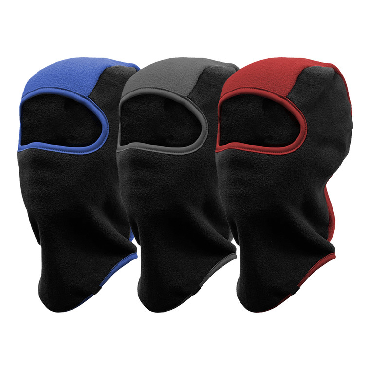Boy's Micorfleece Balaclava Face Mask. Size 4-7.   Assorted colors. Boy's Micorfleece Balaclava Face Mask. Size 4-7.   Assorted colors.