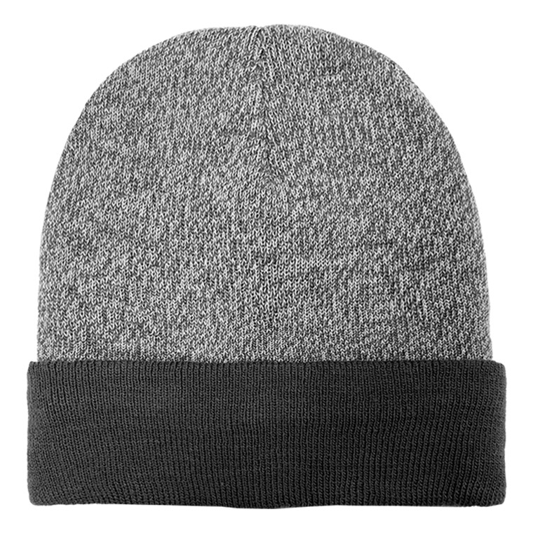 Men's Marled Beanie with microfleece lining