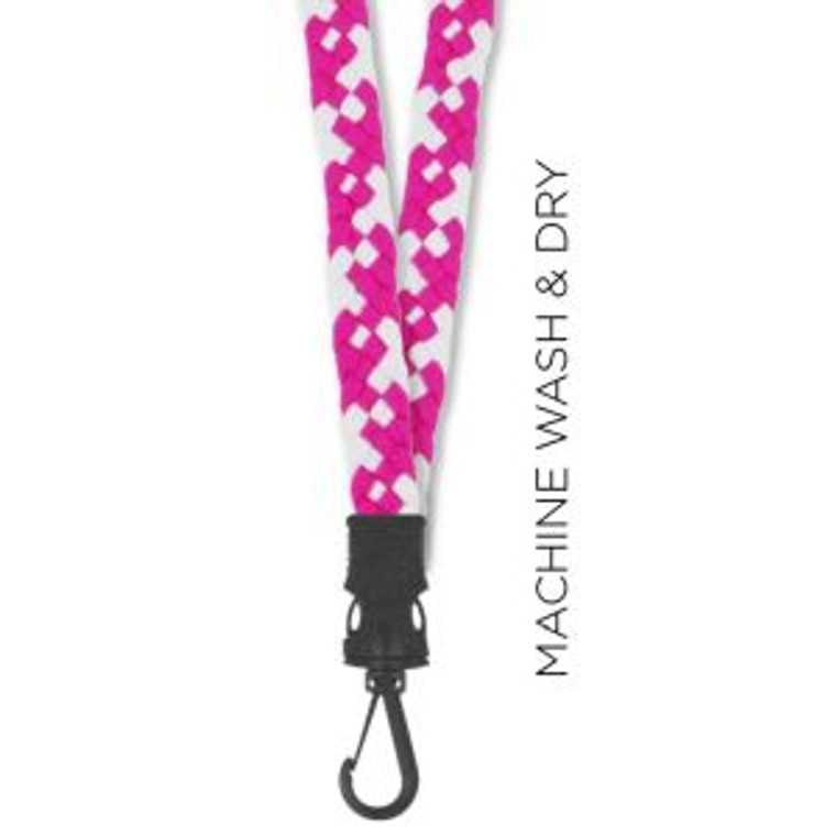 Wash'N Dry Stretch Lanyard - Hot Pnk - 94615 Wash'N Dry Stretch Lanyard - Hot Pnk - 94615