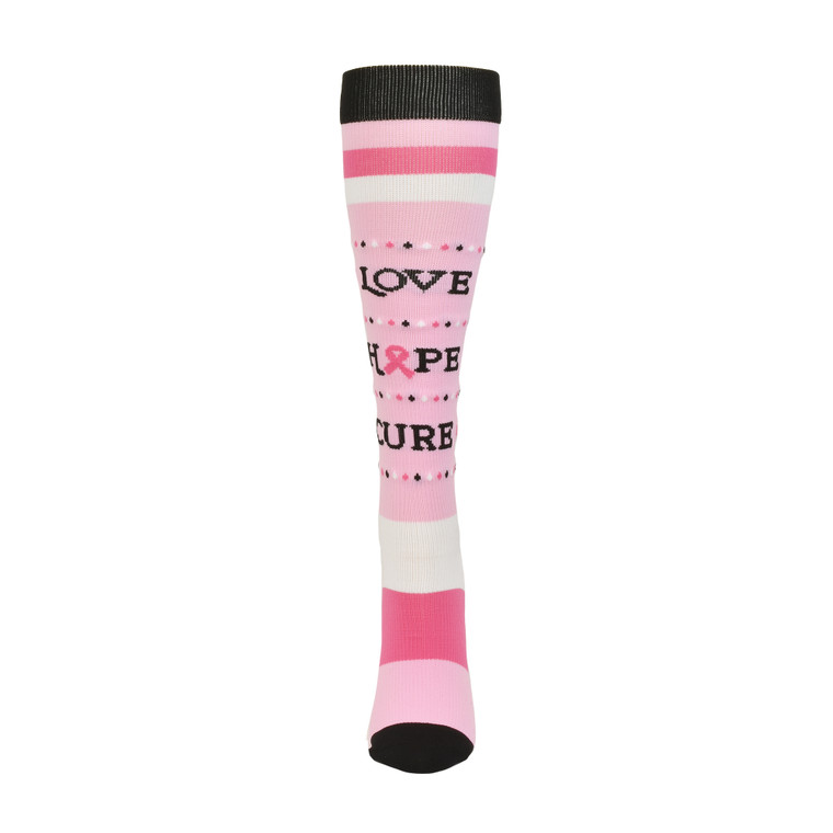 Pro Cure™Pink Ribbon  Fashion Compression Sock - 94046