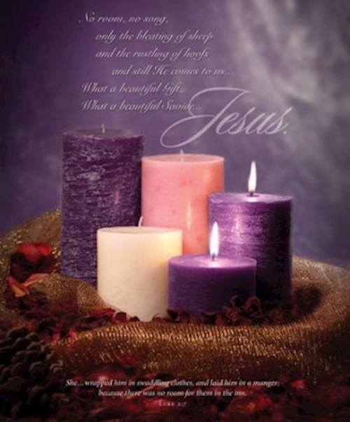 Bulletin-Advent Week 2: What A Beautiful Savior...Jesus (Luke 2:7)-Legal Size (Pack Of 100) by Warner Press