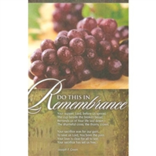 In Remembrance Communion Bulletins (pkg.100).  Save 50%.