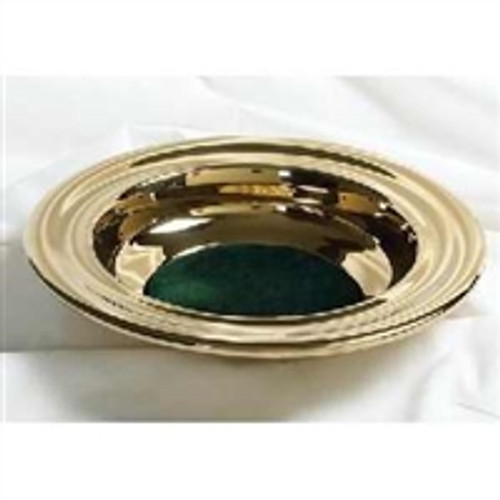 RemembranceWare Offer Plate. Silvertone or Brasstone with Red or Green Pad. Save 20%.