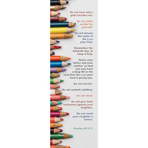 Bookmark-10 Commandments For Kids (Pack Of 25) by Broadman & Holman