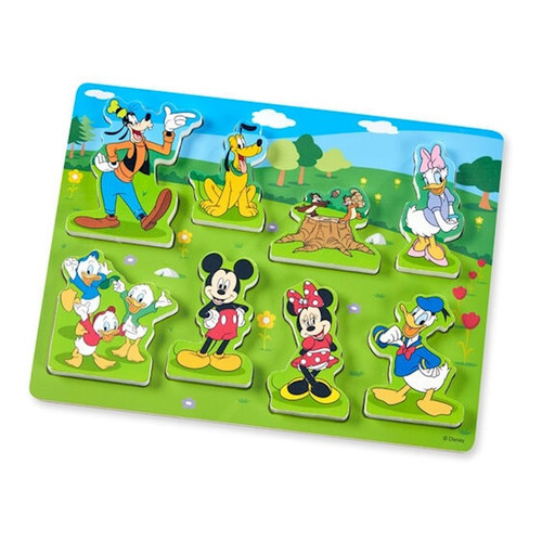 Puzzle-Disney Mickey Mouse Chunky Puzzle (8 Pieces) (Ages 2+) by Melissa And Doug