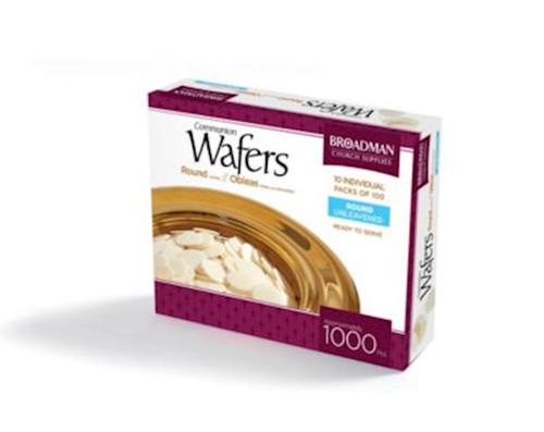 Communion-Bread Wafer (Unleavened) (Pack Of 1000) by Broadman & Holman