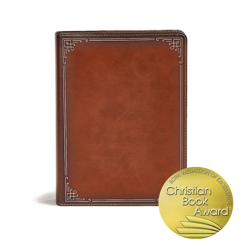 CSB Ancient Faith Study Bible-Tan LeatherTouch by CSB Bibles By Holm