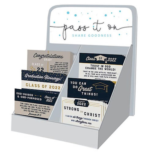 Pass It On Cards-Graduation Display (7 x 7 x 5) (300 Pieces) by Universal Designs