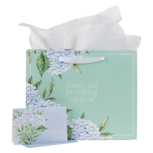 Gift Bag w/Card-Large-Landscape-Helping Me Grow by With Love