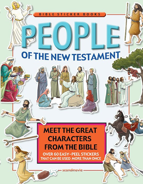 People Of The New Testament Reusable Sticker Book by Vium Cecilie