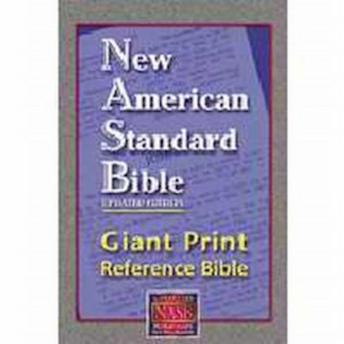 NASB 1995 Giant Print Reference Bible-Burgundy Leathertex Indexed by The Lockman Founda