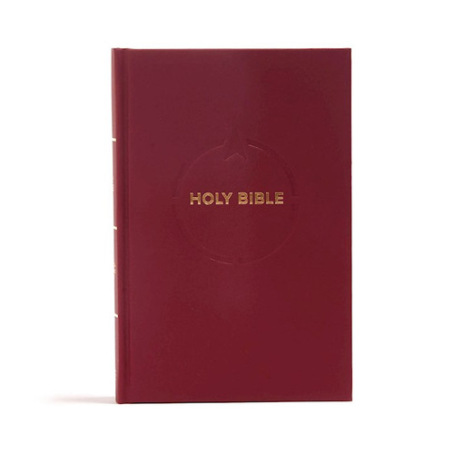 CSB Pew Bible-Garnet Hardcover by CSB Bibles By Holm