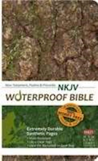NKJV Waterproof Bible New Testament W/Psalms & Proverbs-Camouflage by Bardin & Marsee