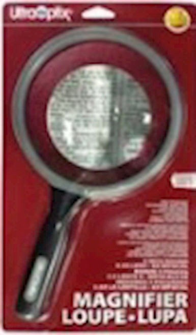 Magnifier-Crystal Clear 5"" Hand Held-Round by G T Luscombe