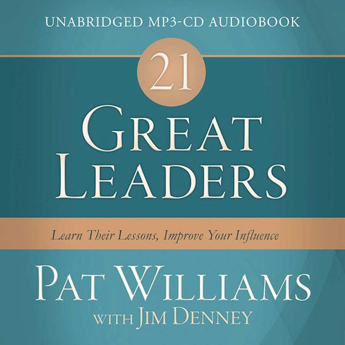 Audiobook-Audio CD-21 Great Leaders (Unabridged) (MP3) by Williams Pat