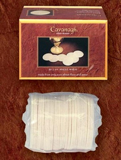 Communion-Whole Wheat Altar Bread-Cross Design (2-3/4")-Box Of 50 by Cavanagh Company