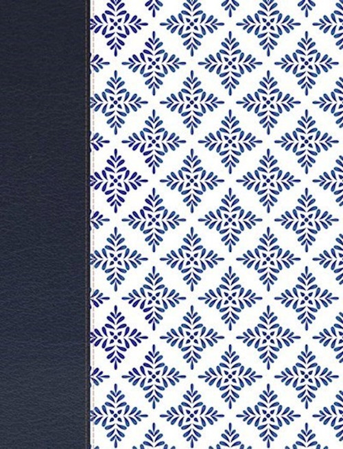 NVI Notetaking Bible (Biblia De Apuntes)-White/Blue LeatherTouch by B&H Espa±ol