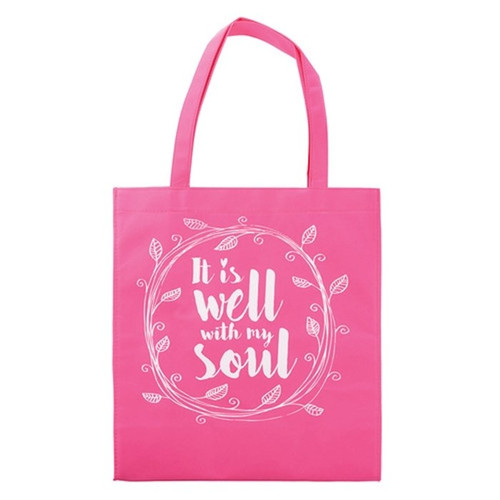 Tote Bag-Well With My Soul-Non-Woven by Christian Art Gift