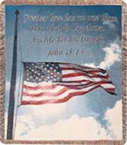 Throw-A Salute To Our Soldiers-Tapestry (50" x 60") by Patriotic