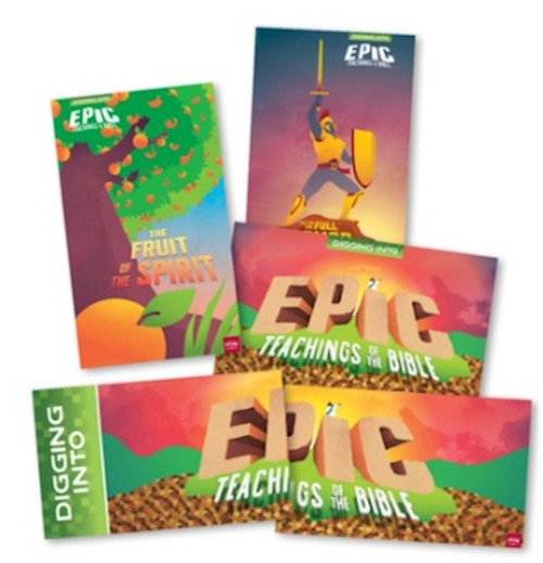 Dig In Epic Teachings Of The Bible Giant Decorating Poster Pack (Set Of 5) by Group Publishing