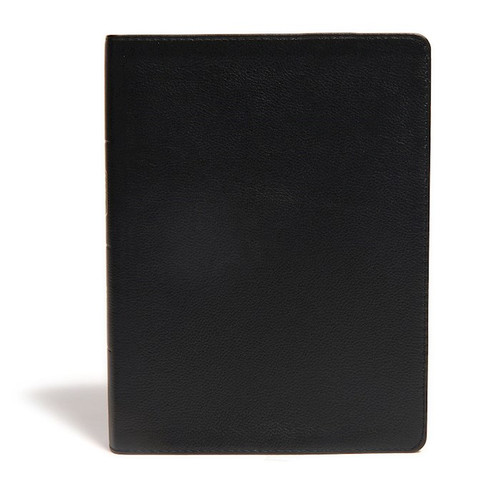 CSB Life Essentials Study Bible-Black Genuine Leather Indexed by Getz Gene A