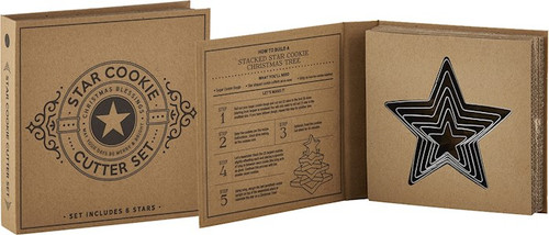 Star Cookie Cutter Set (5.75" Sq) by Christmas