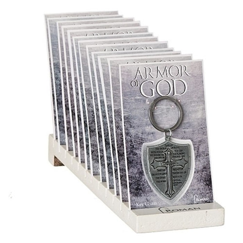 Keyring-Armor Of God (2.5") by Roman Inc
