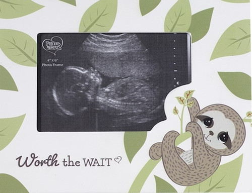 Photo Frame-Worth The Wait Sloth/Sonogram (Holds 4 x 6 Photo) by Precious Moments