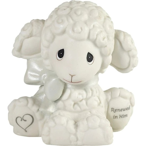 Figurine-Luffie Lamb/Renewed In Him (3.5") by Precious Moments