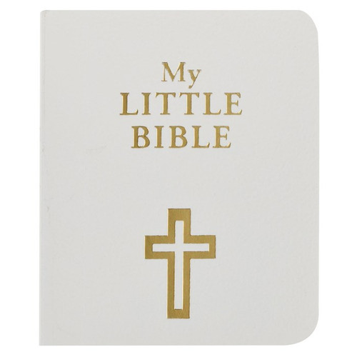 My Little Bible-White (2" x 2.5") (Pack Of 10) by Christian Art Gift