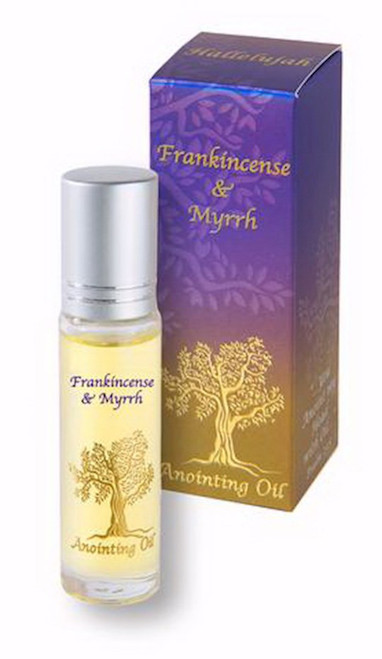 Anointing Oil-Frankincense & Myrrh (#63119) by Holy Land Gifts