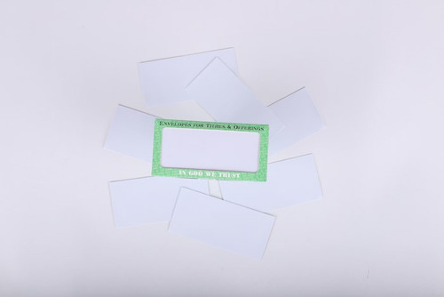 Offering Envelope-Blank White (Pack Of 100) by Swanson
