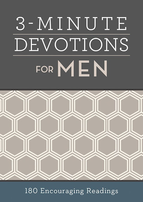 3-Minute Devotions For Men: 180 Encouraging Readings by Barbour Staff