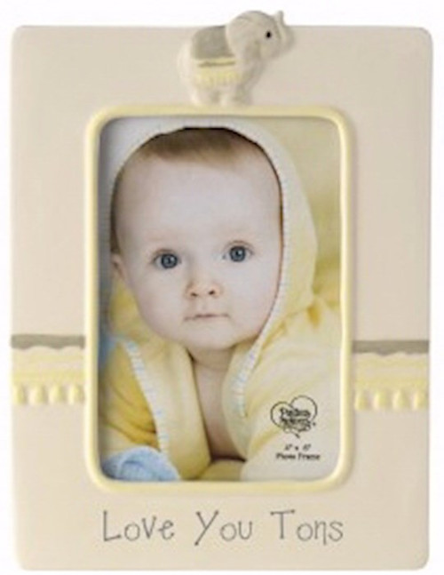 Photo Frame-Love You Tons/Elephant (Holds 4 x 6 Photo) by Precious Moments