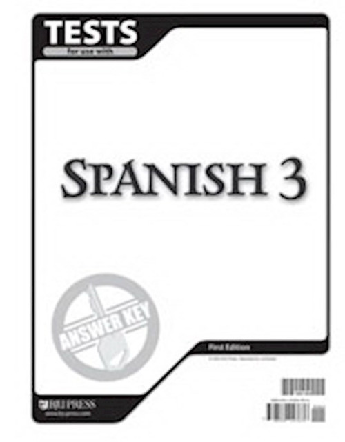 Spanish 3 Tests Answer Key by BJU Press