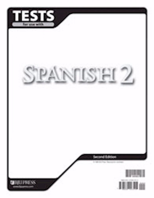 Spanish 2 Tests (2nd Edition) by BJU Press